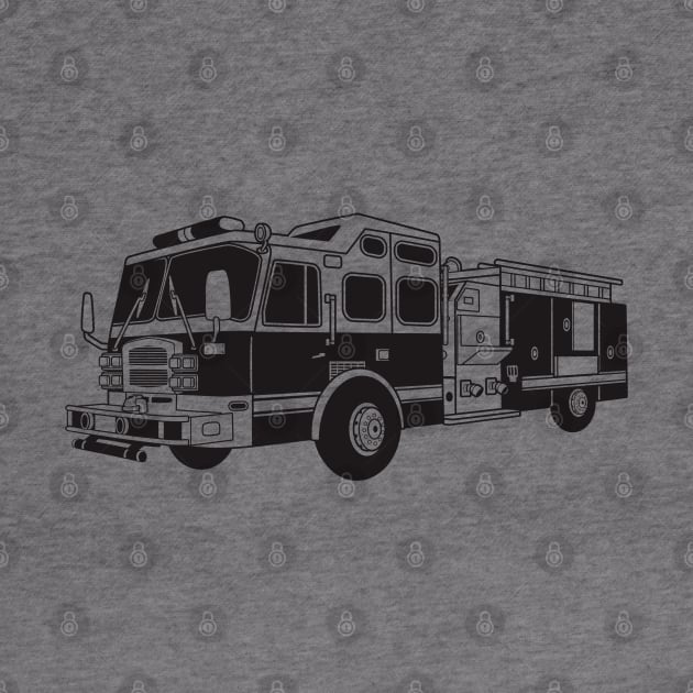 Firetruck by pmuirart